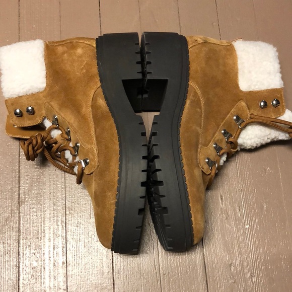 Marc Fisher Hiker Boot Faux Fur - Picture 3 of 8